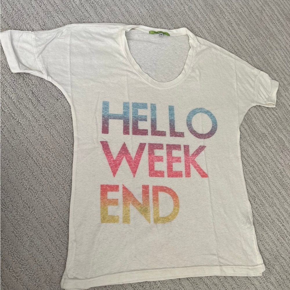 The Beautiful Ones 'Hello Weekend' T-Shirt Small